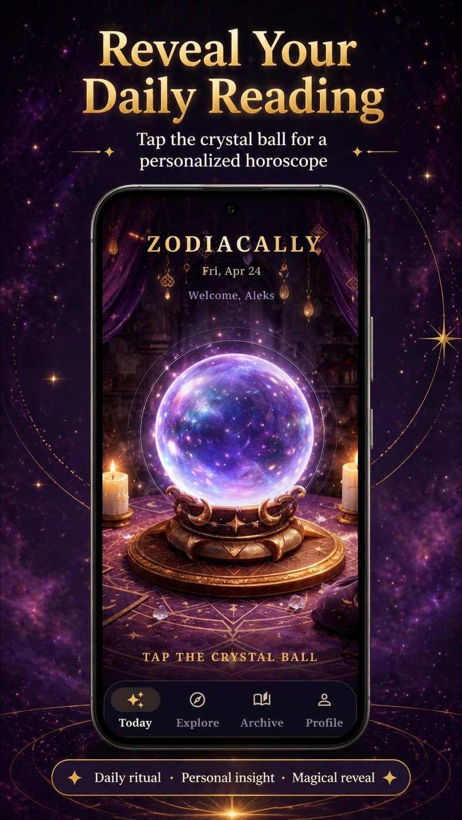 Screenshot von Zodiacally
